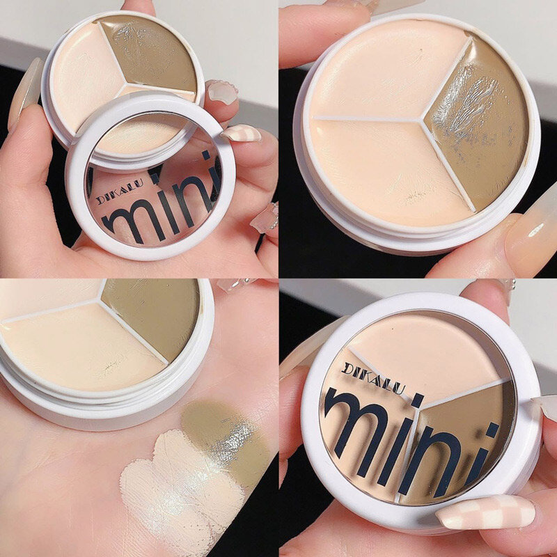3 Colors Long Lasting Moisturizing Concealers Strong Coverage Spots Concealer Cream Multi-functional Shadows Korean Cosmetics