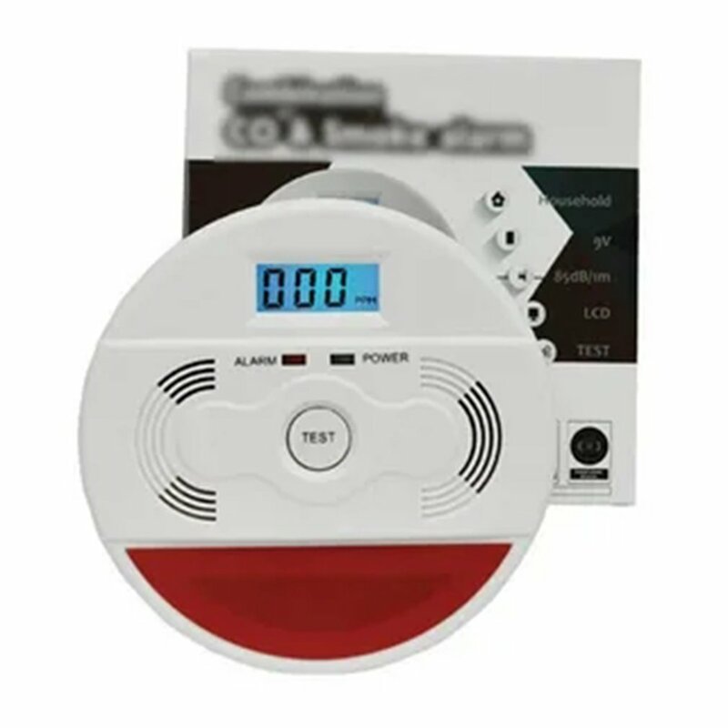Smart Smoke Detector CO Sensor Alarm Fire Carbon Monoxide Smoke Detector Wifi Fire Protection Home Security Alarm CO Detector