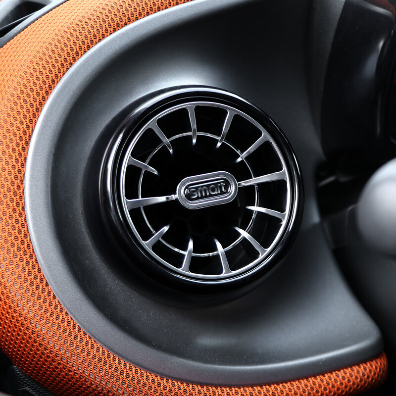 Aire acondicionado de modificación Interior de coche, salida de aire, accesorios decorativos, productos para Mercedes Smart Fortwo 453 Forfour