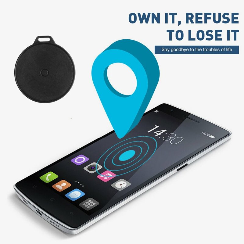 スマートミニ紛失防止追跡デバイス,携帯電話,キー,GPSロケーター,アラーム,Bluetooth互換,ワイヤレス4.0
