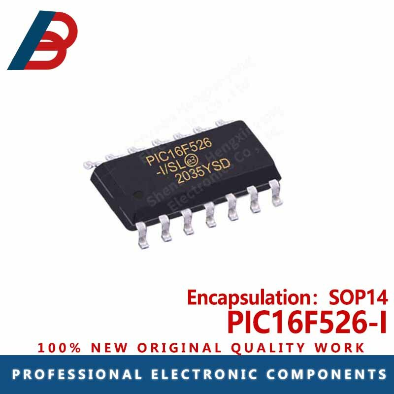 PIC16F526-I Pacote SOP14 Microcontrolador Chip, 5pcs