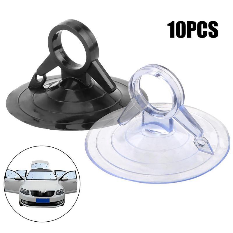 10Pcs/set Car Glass Suction Cup PVC Sucker Car Window Windshield Sunshade Suction Cups For Car Window Glass Windshields