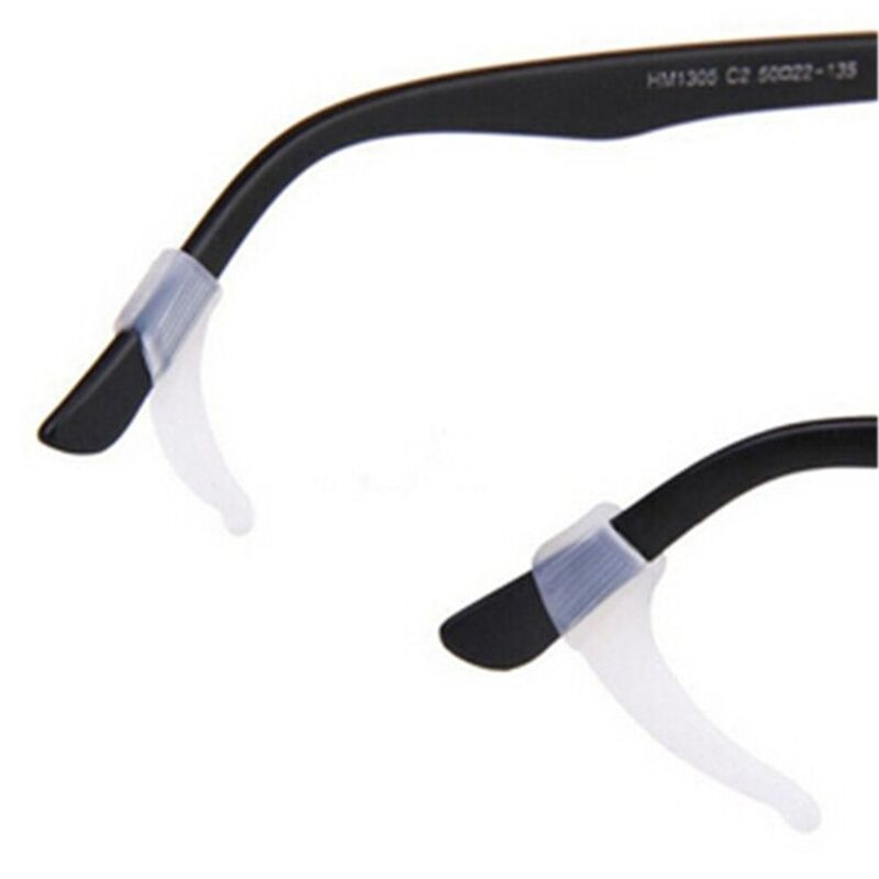 Kacamata olahraga ujung kuil, kacamata silikon Anti selip pemegang kait telinga