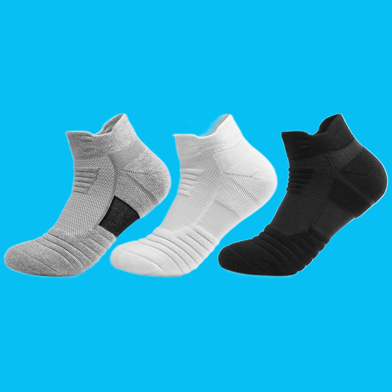 3/5 Pairs High Quality Anti-Slip Football Socks Men Women Cotton Sock Short Long Tube Soccer Basketball Deodorous Sport Socks