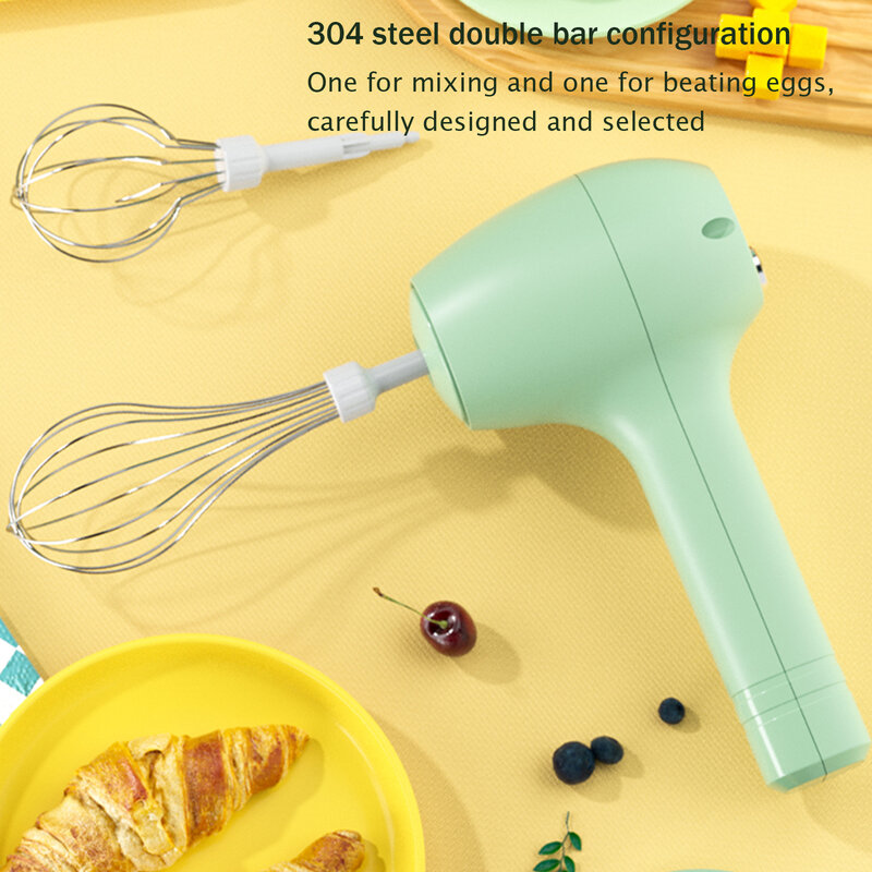Беспроводной портативный Электрический миксер для продуктов, автоматический вертикальный блендер для сливочного крема, кухонный беспроводной ручной блендер