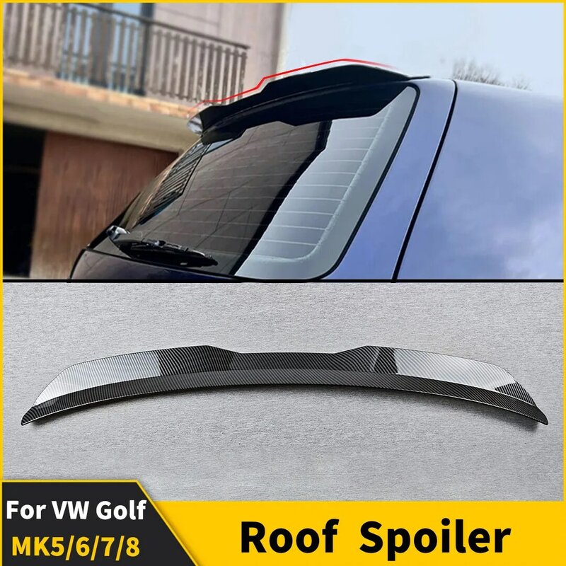 Roof Spoiler Rear Wing Tail Trunk Lip Tuning Accessories For VW Golf 5 6 7 7.5 8 MK5 MK6 MK7 MK7.5 MK8 Air Dam Trim