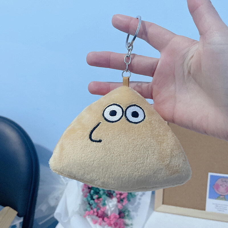 New My Pet Alien Pou Plushies Keychains Cartoon Anime Figures Peripheral Backpacks Pendants Bags Accessories Kids Birthday Gifts