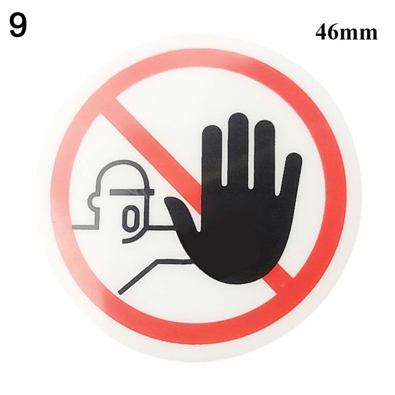 Znaki ostrzegawcze naklejka wodoodporny PVC kamera ochrony etykiety samoprzylepne staranne naklejki na nocne schody 10 stylów znak bezpieczeństwa
