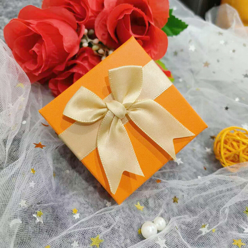 Portagioie contiene scatola regalo per gioielli scatola per imballaggio di gioielli anello arco scatola per collana di alta qualità regalo per donna 2023 nuovo