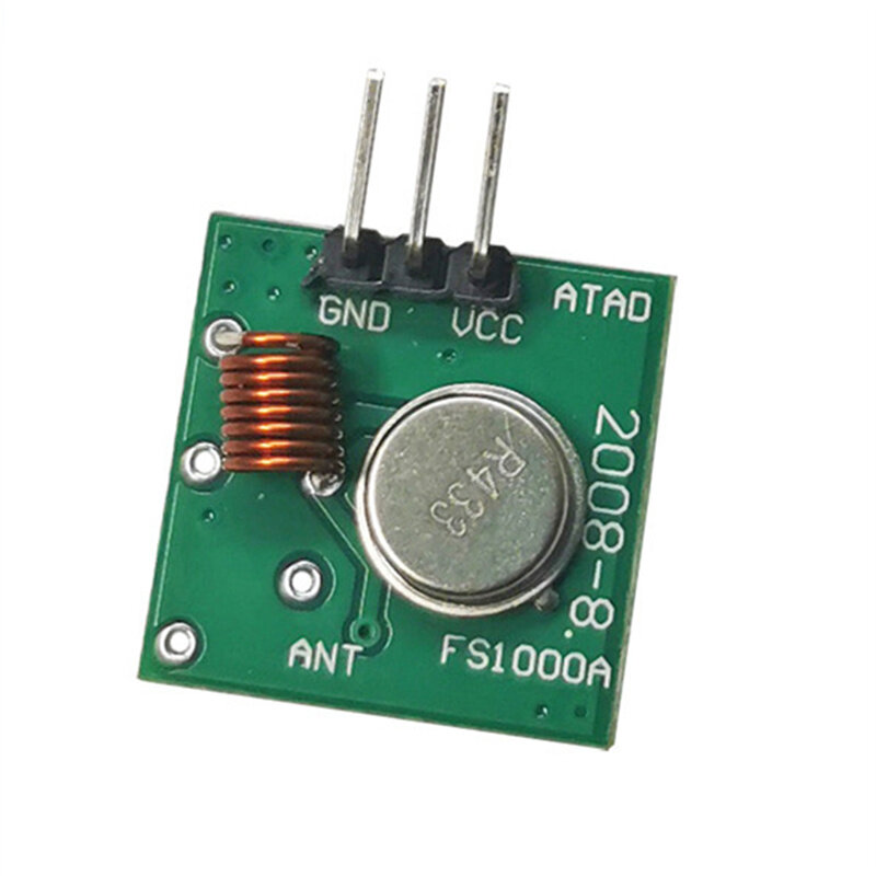 433MHz HF-Funksender modul und Empfänger-Kit 5V DC 433MHz Wireless für Arduino Himbeer Pi/Arm/MCU WL DIY Kit