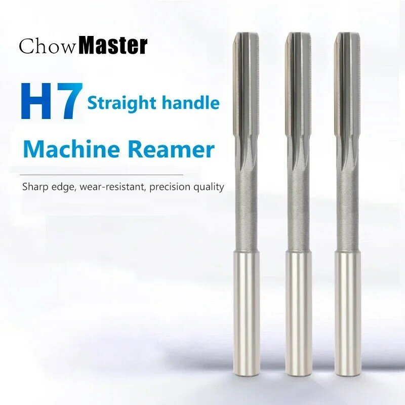 H8 alat mesin Chucking Reamer HSS batang pemotong kobalt Spiral Flute H7 2 mm-20 mm