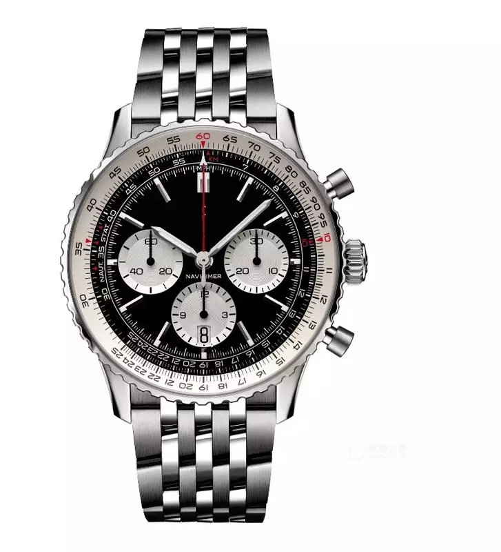 Relógio cronometrando multi-funcional para homens, presente luxuoso do negócio, alta qualidade