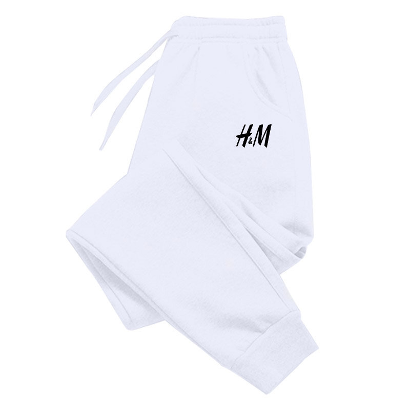 HM Spring and Autumn Fashion Trend New Men's Casual Pants Sports Jogging Sports Pants Harajuku Street Pull Rope Pants