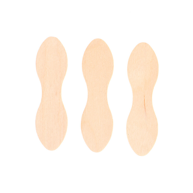 50 pezzi ceretta di cera bastoncini usa e getta spatola abbassalingua in legno donna bastoncini per la depilazione del corpo in legno kit da toilette di bellezza
