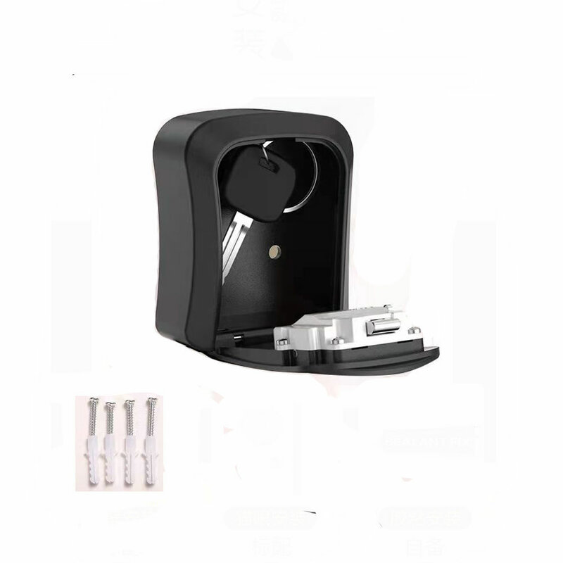 Cassetta di sicurezza con chiave a parete in plastica cassetta di sicurezza con chiave a combinazione a 4 cifre resistente alle intemperie
