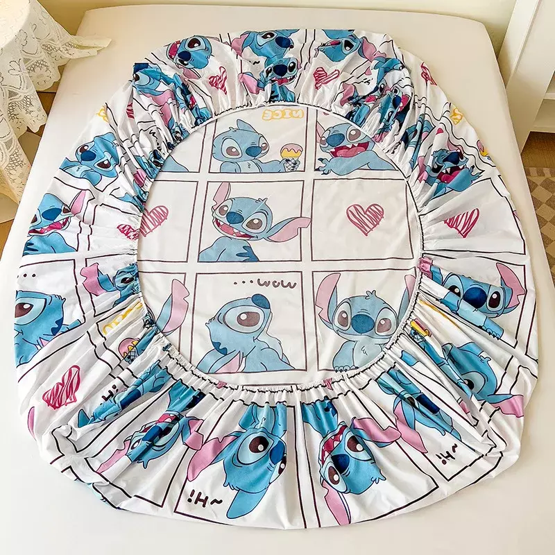 디즈니 스티치 침구 애니메이션 Lilo & 스티치 베개 커버, 이불 커버, 침구 침실 장식, 어린이 생일 선물, 가정용 섬유