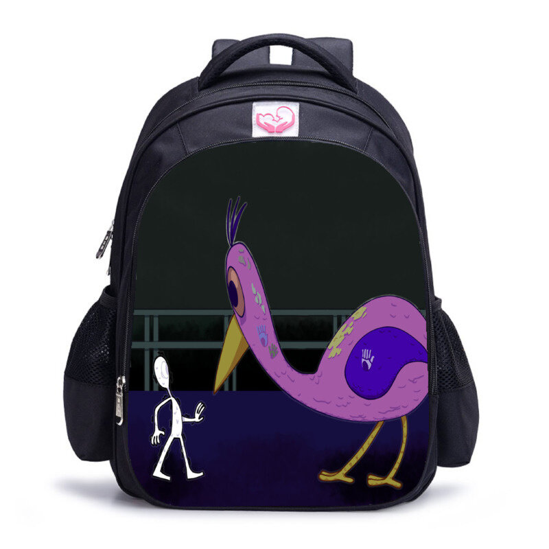 Horror Game Garten of BanBan Plush Cartoon Backpack Opila Bird Jumbo Josh Game Schoolbag Birthday Gift for Kids