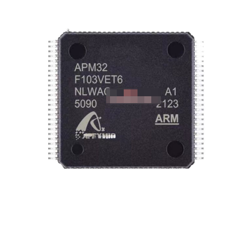 El stock original STM32F103VET6 QFP100 APM32F103VET6 puede reemplazar directamente el MCU