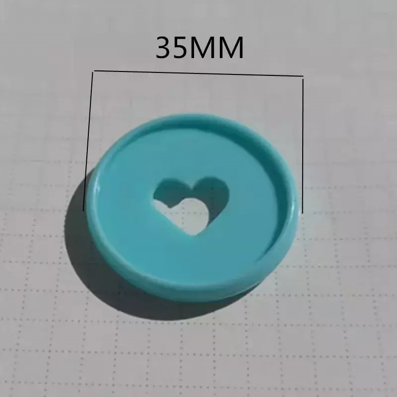 100 шт., 35 мм соединительное кольцо для блокнота с отверстием в виде гриба