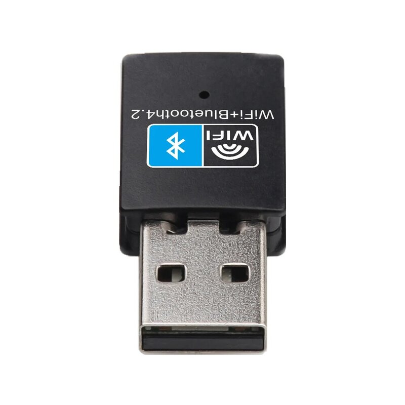Placa de rede sem fio USB WiFi, Compatível com Bluetooth, Adaptador 2 em 1, 150m, 802.11B, N, G, Desktop, PC