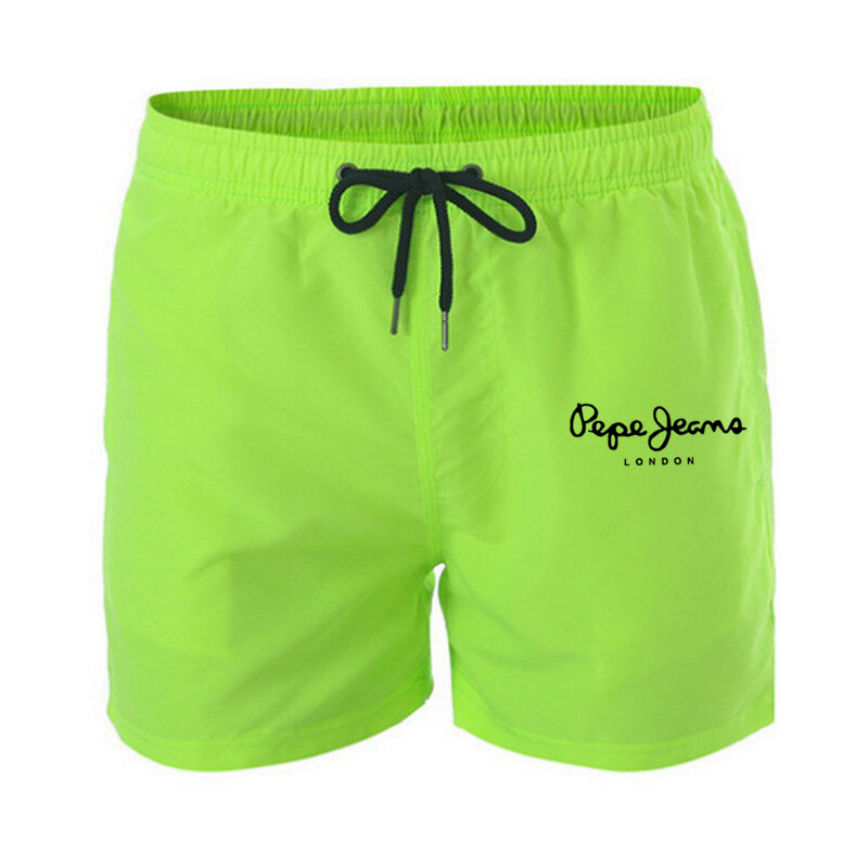 Nowa gorąca letnia kąpielówki sportowa szorty do biegania męska odzież plażowa luksusowe szorty plażowe szybkoschnąca męska odzież Siwmwear majtki