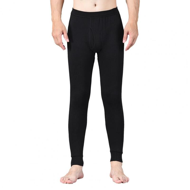 Lightweight Thermal Underwear Men's Winter Long Johns High Waist Thick Warm Underwear Trousers with Great Elasticity for Weather