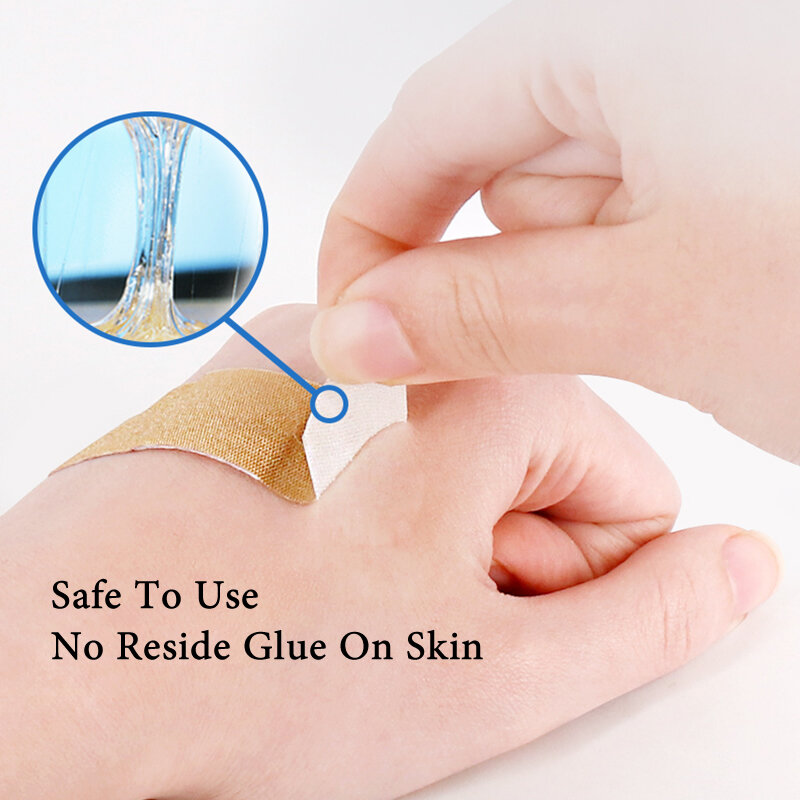 20/50/100Pcs Elastic Wound Adhesive Plaster Breathable Skin Medical Band-Aid First Aid Home Travel Outdoor Camp Emergency Kits