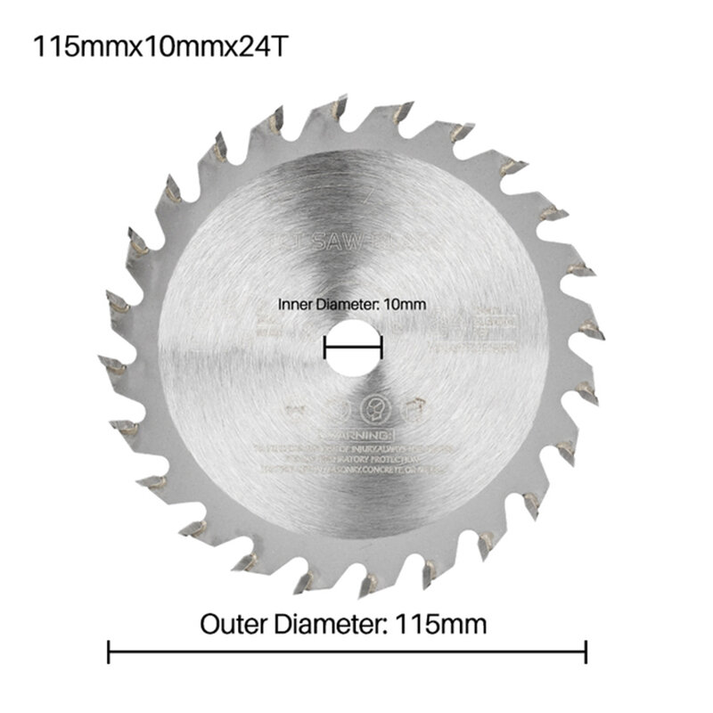 Lama per sega circolare 1pc diametro esterno 89/115mm per smerigliatrice angolare disco da taglio in legno duro TCT per il taglio di legno in cartone di plastica