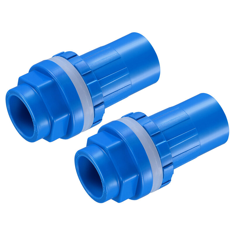 Uxcell ID PVC conectores de tubería de tanque de agua DN Joint accesorio de manguera de tubo recto