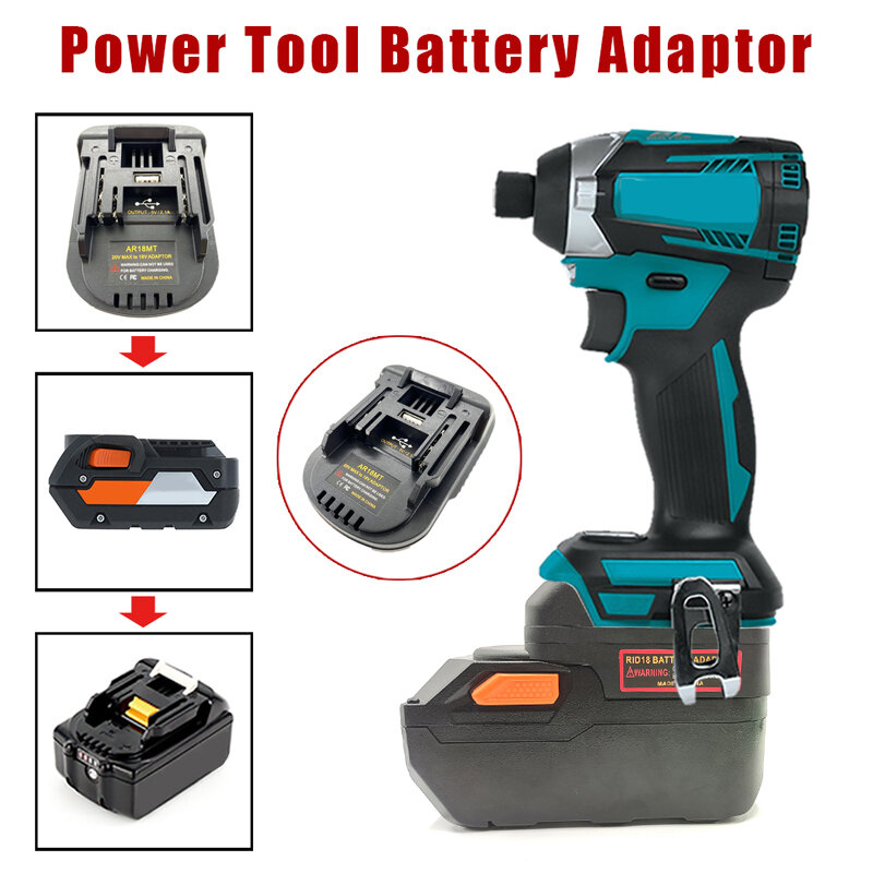 Batterij Adapter Converter Voor Makita Naar Voor Ridgid Aeg, Voor Ridgid/Aeg Voor Milwaukee, Voor Ridgid/Aeg Voor Makita Power Tool