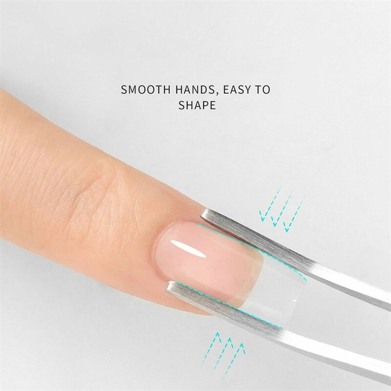Profesjonalna pinceta do paznokci ze stali nierdzewnej Manicure klips kształtujący narzędzia do Manicure kolorowe narzędzie do paznokci przedłużające