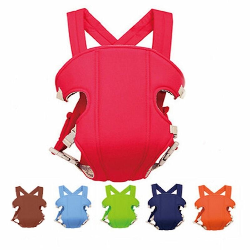 Tas punggung kanguru nyaman dapat diatur, kantong bungkus bayi gendongan depan menghadap