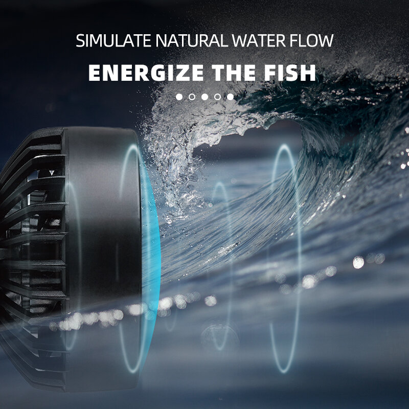 Jebao-Aquarium Water Wave Pump Filter, Operação Ultra Quiet, Fish Tank Wave Maker, Jecod, 2024, ALW, SLW, MLW, 12V, 24V, 5W-30W