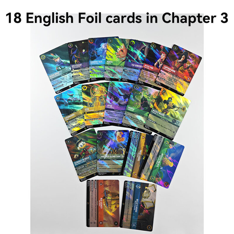 Lorcana Chapter 3 Proxy English  Foil High Quality ursula  stitch belle's house TCG Game Cards