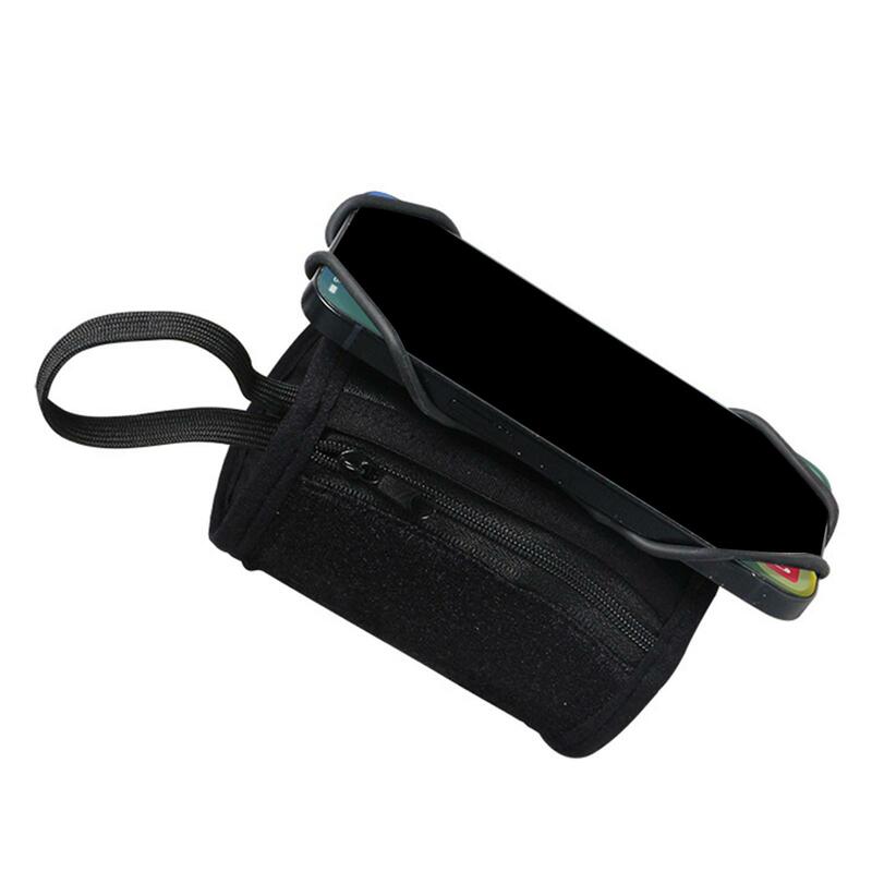 Wristband Phone Holder Sweatproof 360 Degree Rotation Adjustable Zipper Pocket Arm Bag for Running Fitness Gym Exercise Workout
