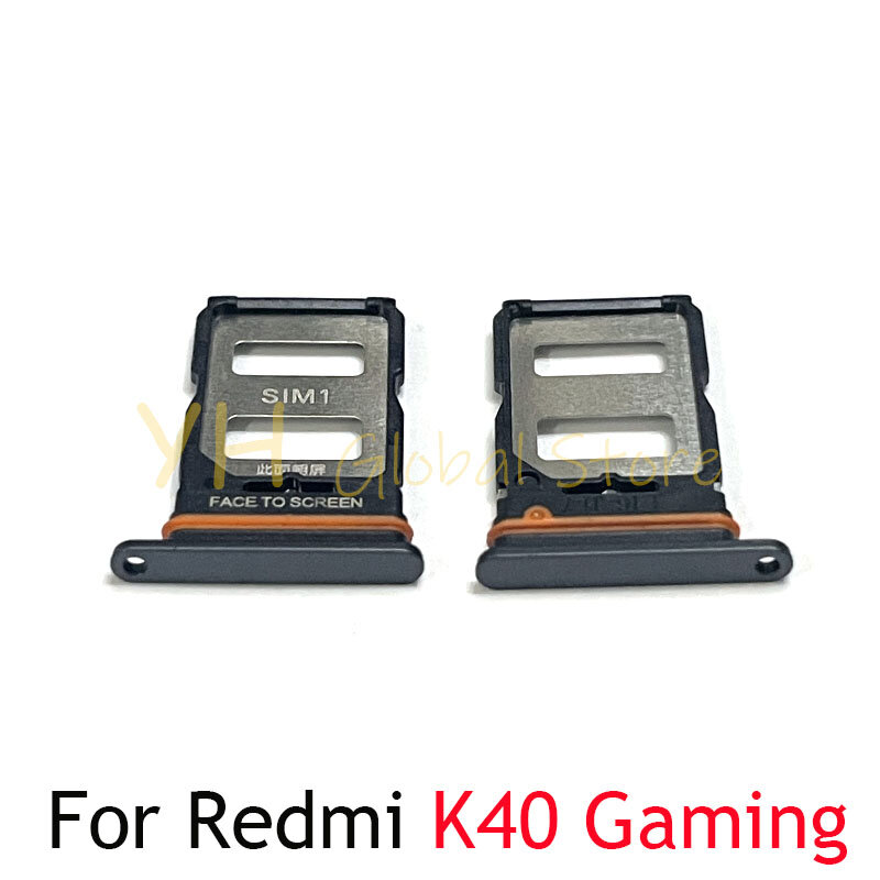 5 buah untuk Xiaomi Redmi K40 Pro / K40S / K40 Gaming Sim Slot kartu baki pemegang kartu Sim bagian perbaikan