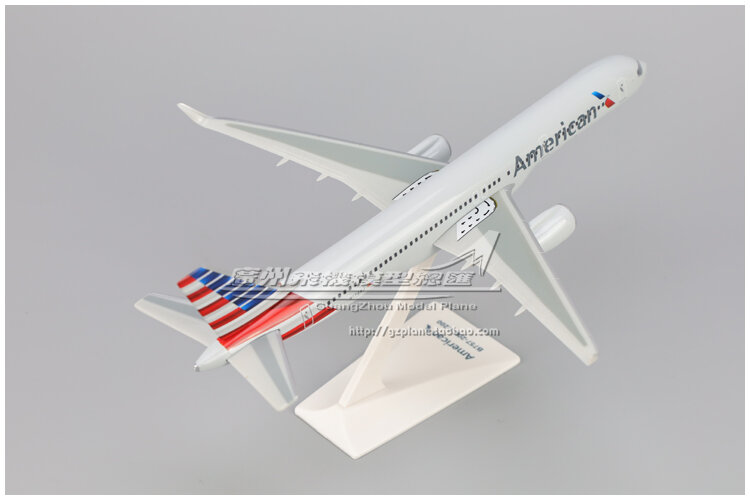 アメリカンギャルドアメリカ国旗がB757-200 n172aj収集用のプラスチック製組み立て式飛行機モデル、23cm、新品