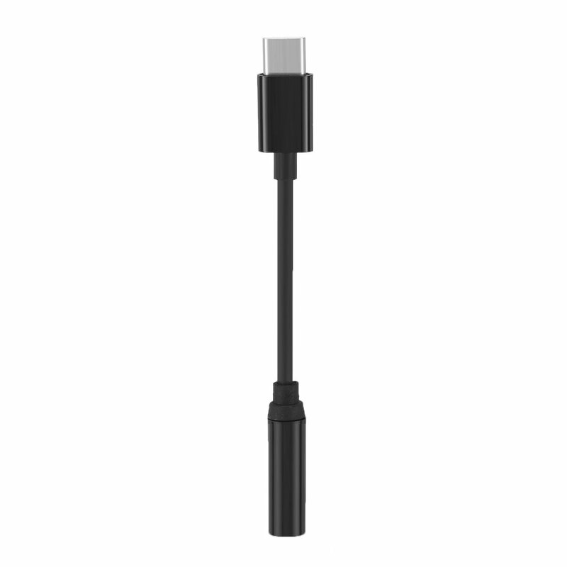 Earphone Tipe C 3.5 Jack USB C ke 3.5mm AUX, kabel Audio adaptor headphone untuk Huawei V30 mate 20 P30 pro Xiaomi Mi 10 9
