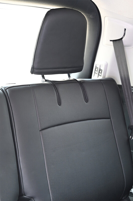 Couro perfurado Car Seat Covers, conjunto completo, durável, ajuste personalizado, Toyota Land Cruiser, Prado Gxr/vx 120, 150