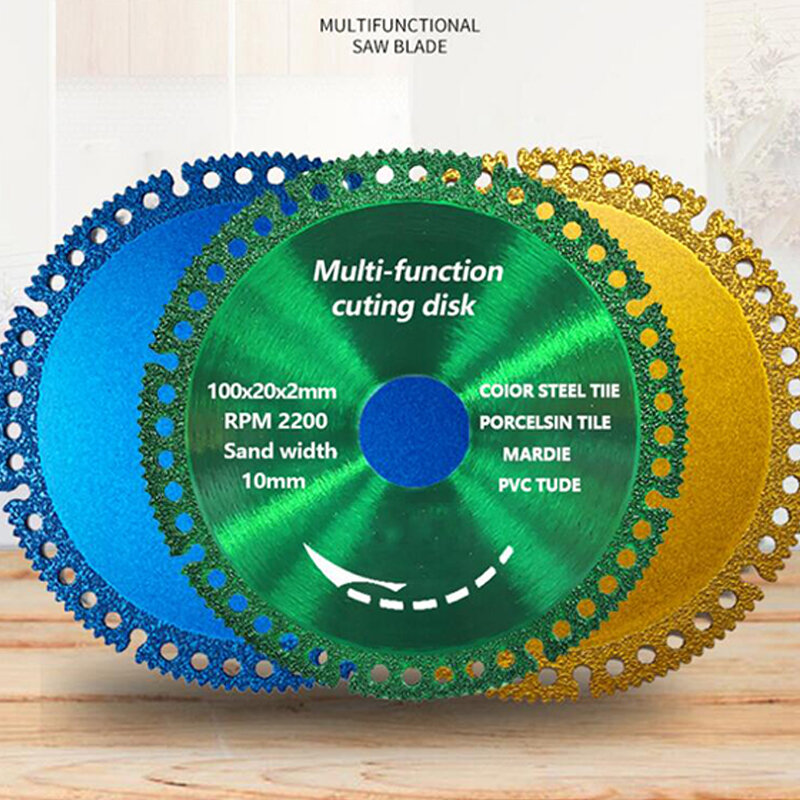 Ceramic Tile Glass Cutting Disc For Angle Grinder Tools Composite Multifunctional Cutting Saw Blade 100mm Ultra-thin Saw Blade