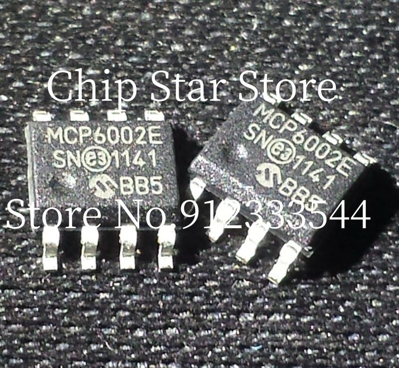5-100 قطعة MCP6002-E/SN MCP6002T-E/SN MCP6002 SOIC8 مكبر للصوت التشغيلي المزدوج 2 مكبر للصوت 100% جديد وأصلي
