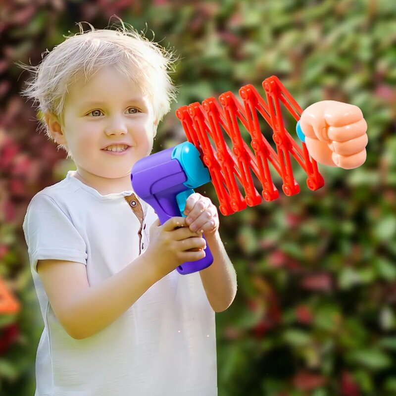 Mainan Tinju Teleskopik Mainan Trik Penembak Tinju Dapat Ditarik Elastis Klasik Menarik Mainan Lelucon Anak Hadiah Festival Anak-anak untuk Bersenang-senang