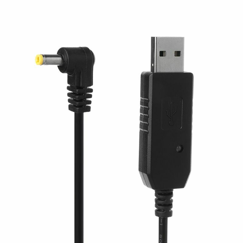 Kabel Pengisi Daya USB Y1UB dengan Lampu Indikator untuk UV-5R Kapasitas Tinggi Memperpanjang