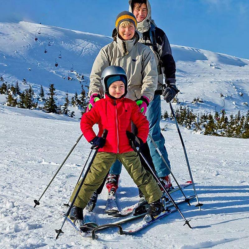 Konektor ujung Ski terbaru pemula musim dingin anak dewasa bantuan latihan Ski luar ruangan latihan Ski olahraga aksesori papan salju