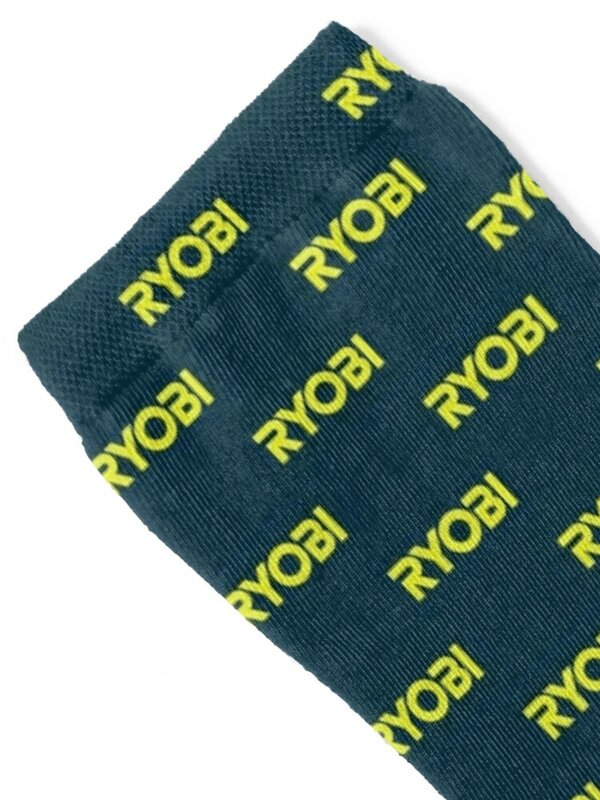 Kaus kaki LOGO TOOLS-RYOBI POWER desainer grosir kaus kaki golf Pria Wanita