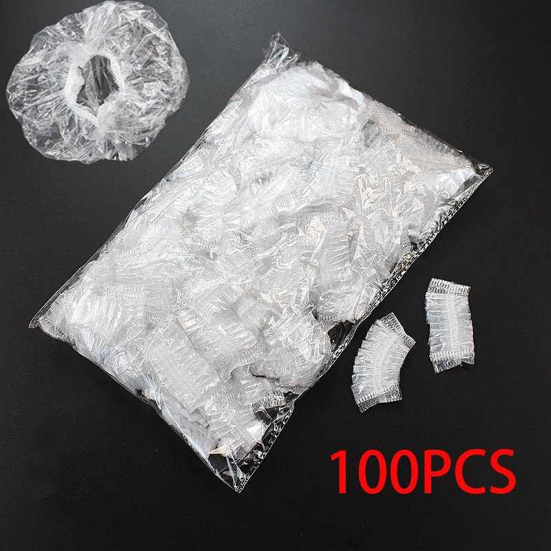 NEW 100PCS Hair Dye Earmuff Waterproof Ear Cover Disposable Baking Wash Shower Bathing Barber Hairdressing Cleaning Accessories