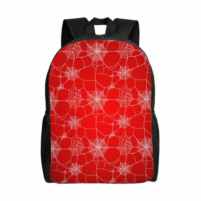 Custom Classic Spider Web Pattern Backpack for Girls Boys School College Travel Bags Women Men Bookbag Fits 15 Inch Laptop