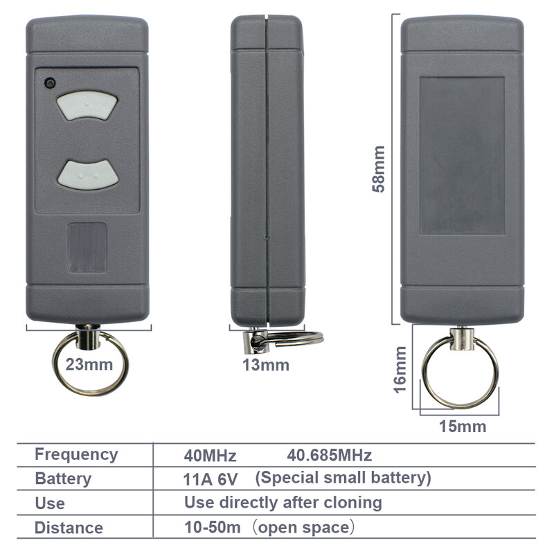 Face-to-Face Cloning of Your HORMANN 40 MHz Remote Control Hörmann HSE2 HSM4 HSM2 HS2 HS4 40.685MHz Hand-held Transmitter