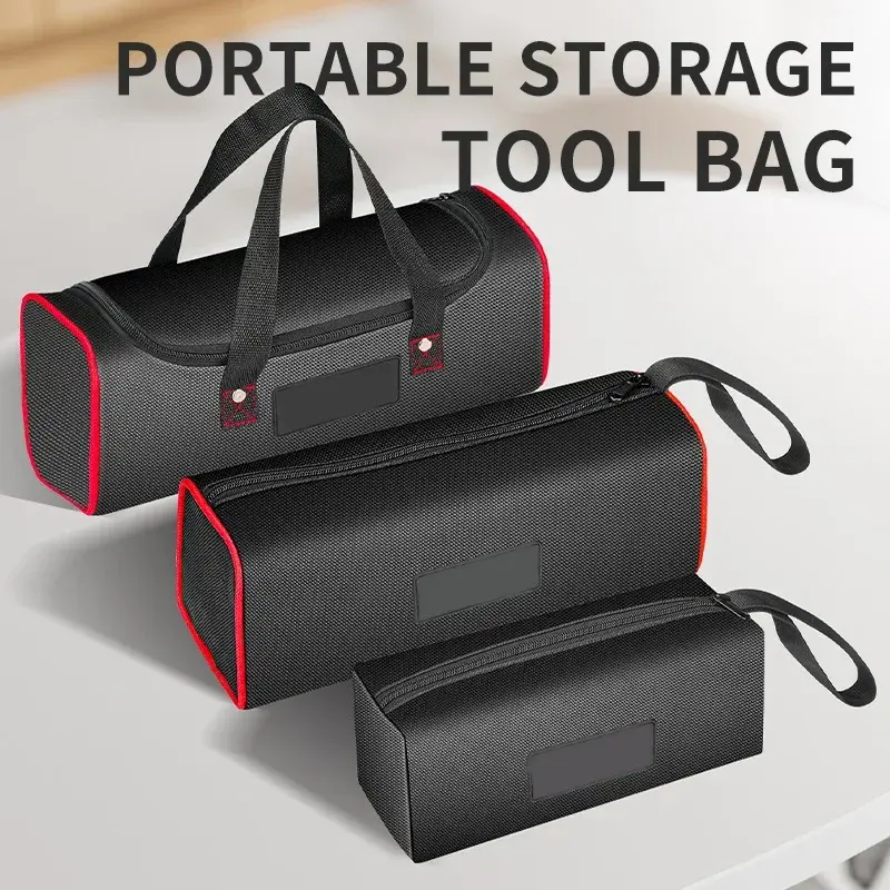 Grand/petit sac à outils multifonctionnel, étanche, durable, 1680D Oxford grill, rangement d'outils portables