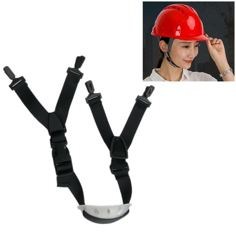 Accessorio per casco da moto protezione di ricambio per cinturino per il mento con elmetto regolabile con tazza per il mento per casco Hardhat